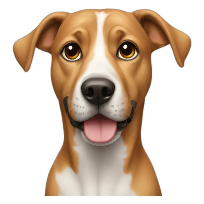 a photo of a dog sticker