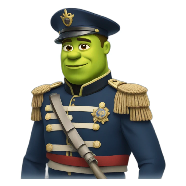 gendarme+france+shrek sticker
