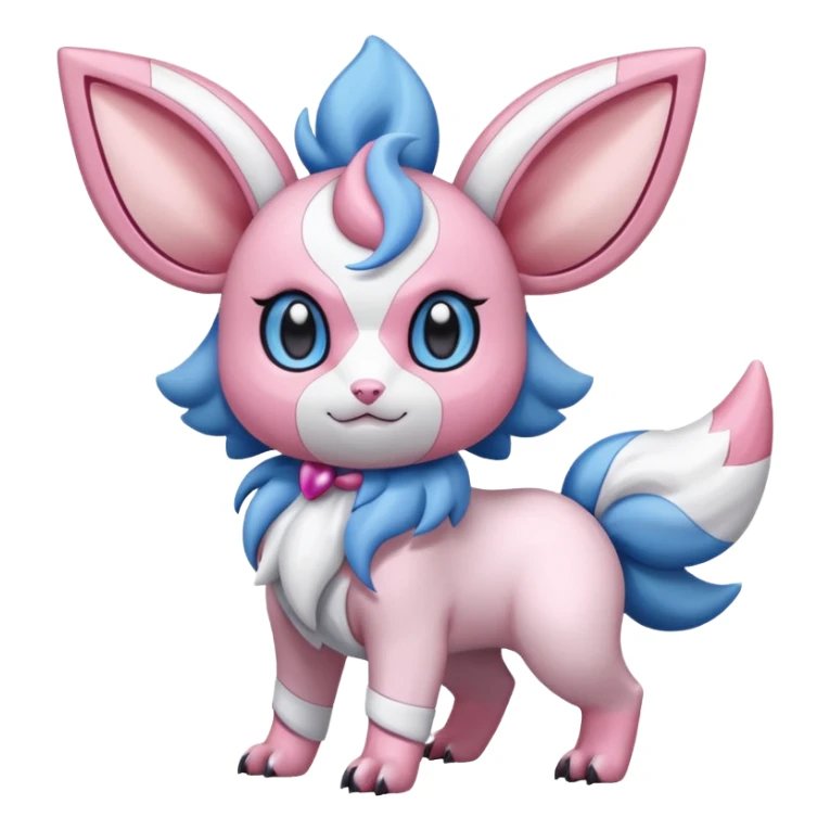 Palkia-Diancie-Absol-Sylveon-Espurr-Minccino-fusion  sticker