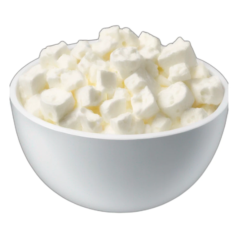 bowl of cottage cheese sticker