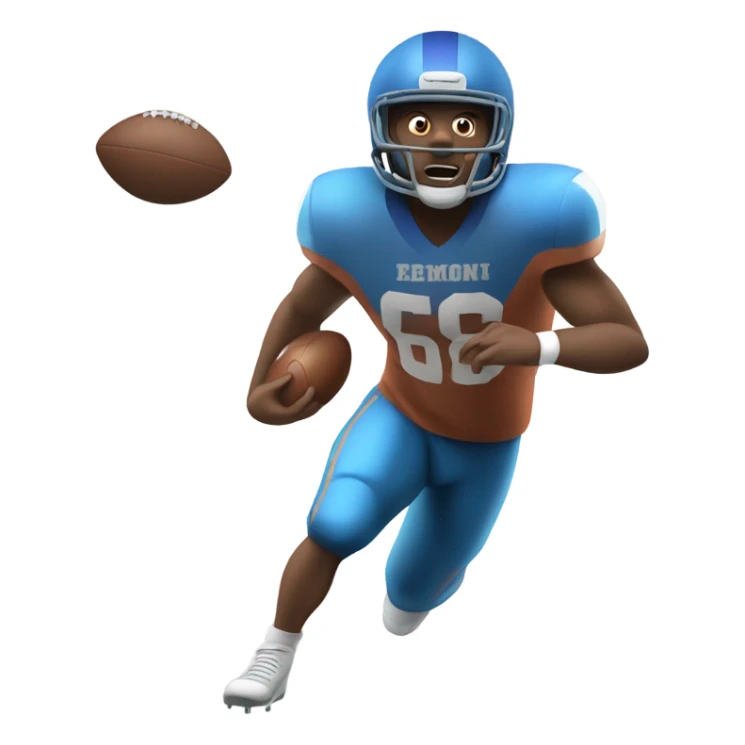 Butter Fingers Football Player sticker