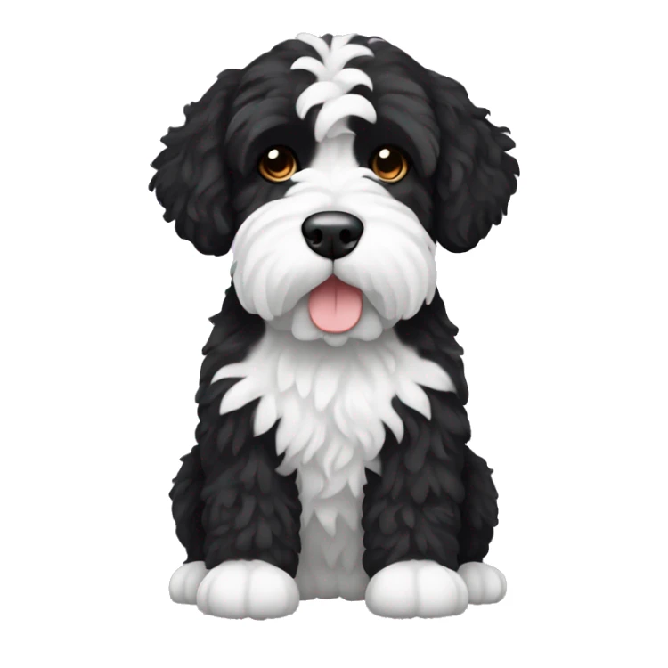 portuguese water dog full body sticker