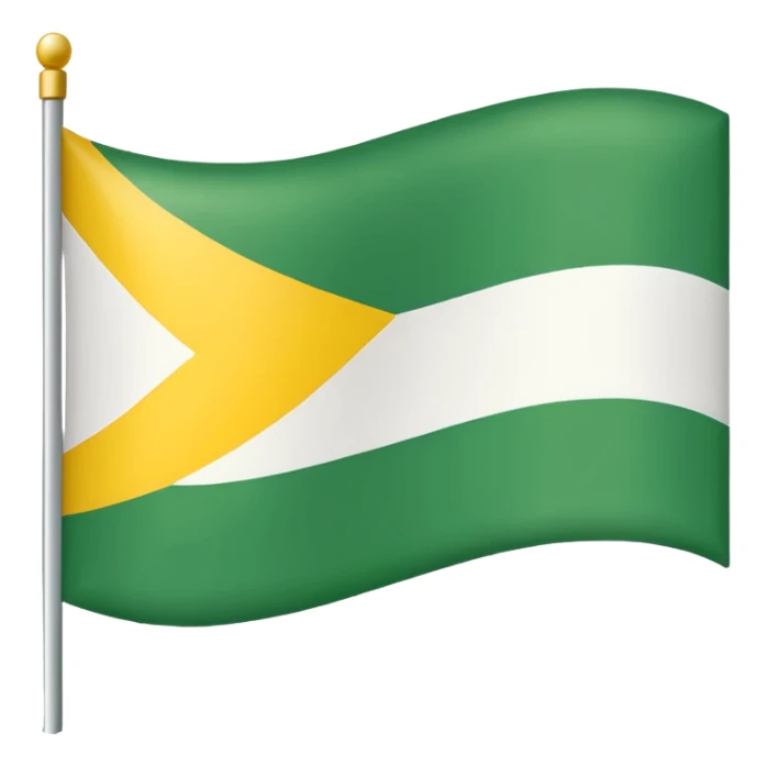 A flag that has a green background and looks kind of like belarus but change the stripes to white and the pattern to yellow. sticker