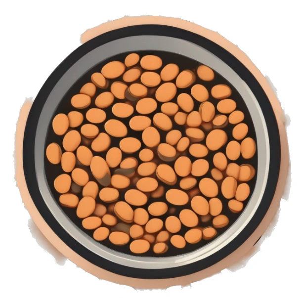 Bowl of lentils sticker