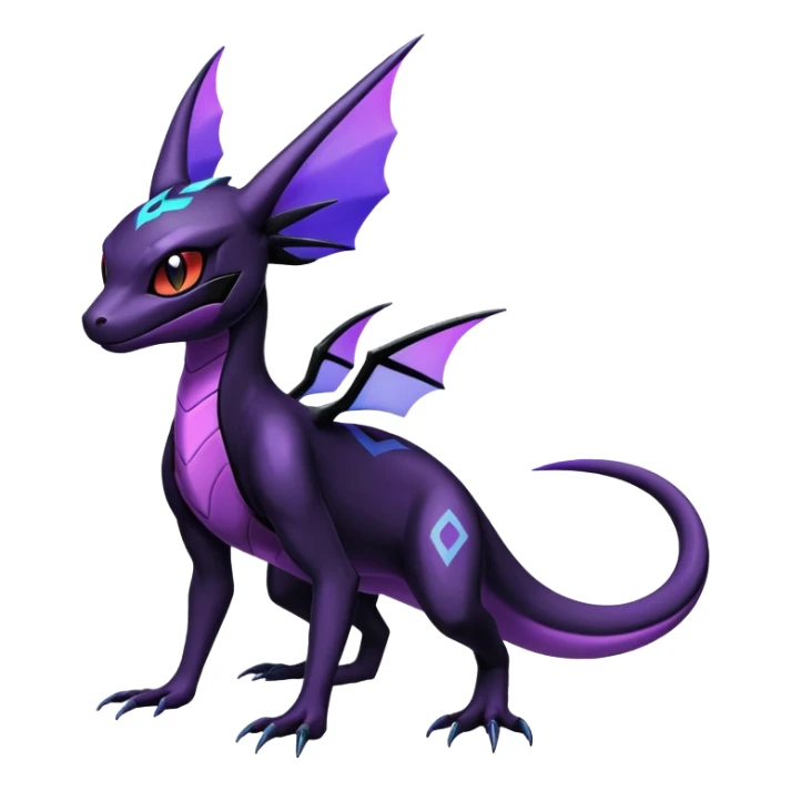 Shiny Salandit-Noivern-Umbreon-Hybrid (Full body) sticker