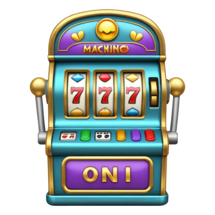 Slot machine sticker