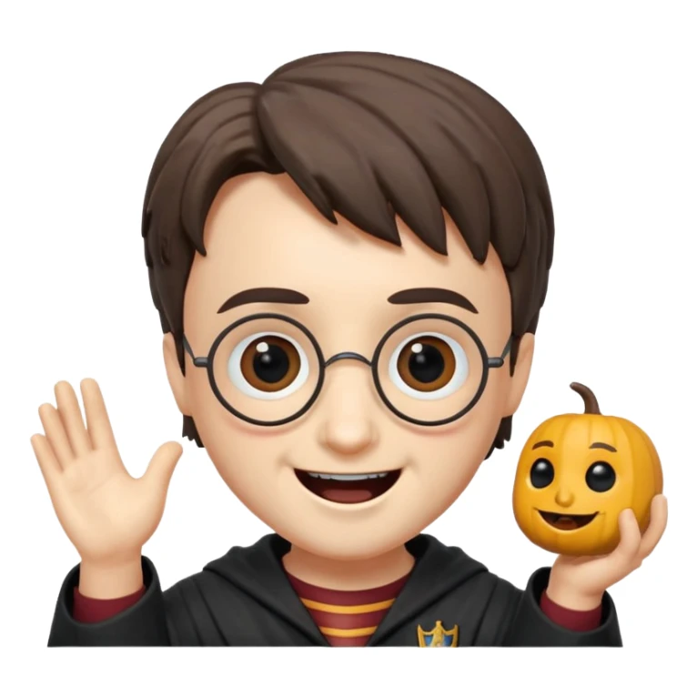 harry potter  excited face funko pop style cute sticker