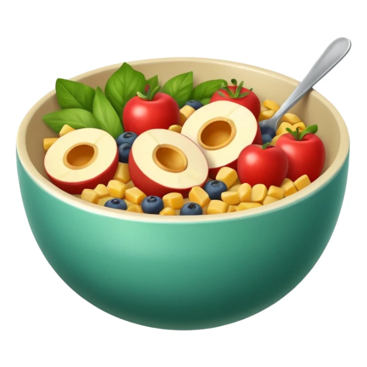 healthy bowl sticker