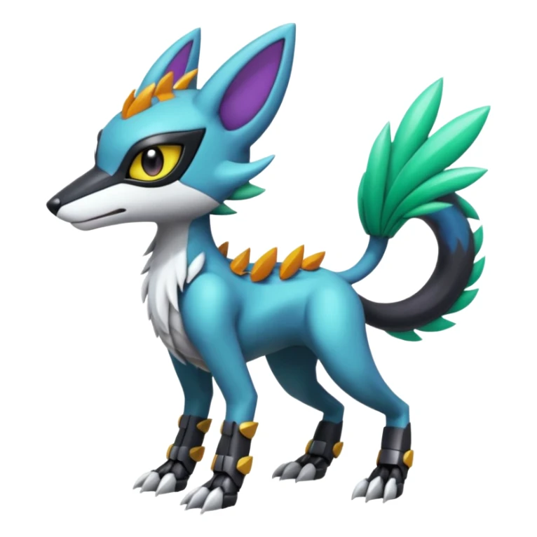 Meloetta-Sergal-Protogen-Primagen-Pokémon-Fakémon-creature sticker