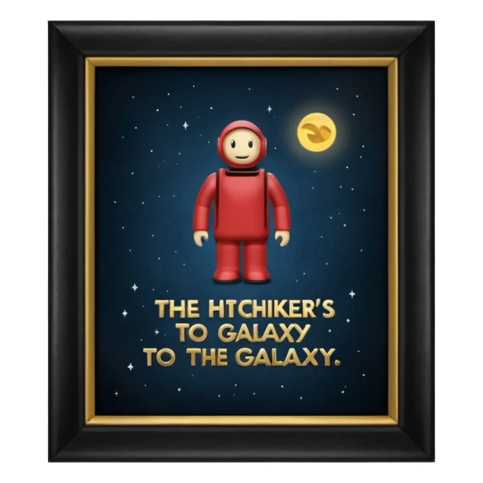 he Hitchhiker's Guide to the Galaxy. sticker
