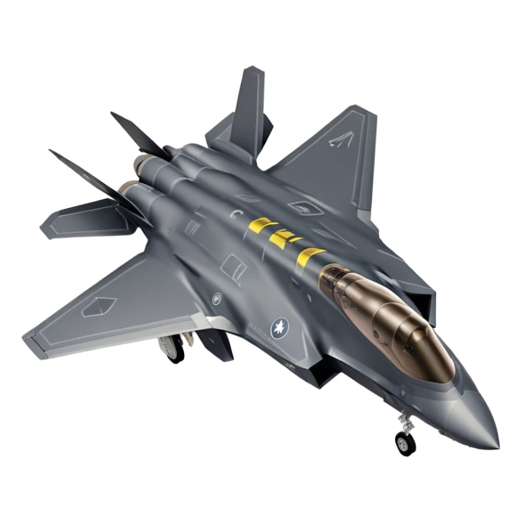F-35 Lightning II - Lockheed Martin (Model Year: 2022) (Iconic colour: Stealth gray) sticker