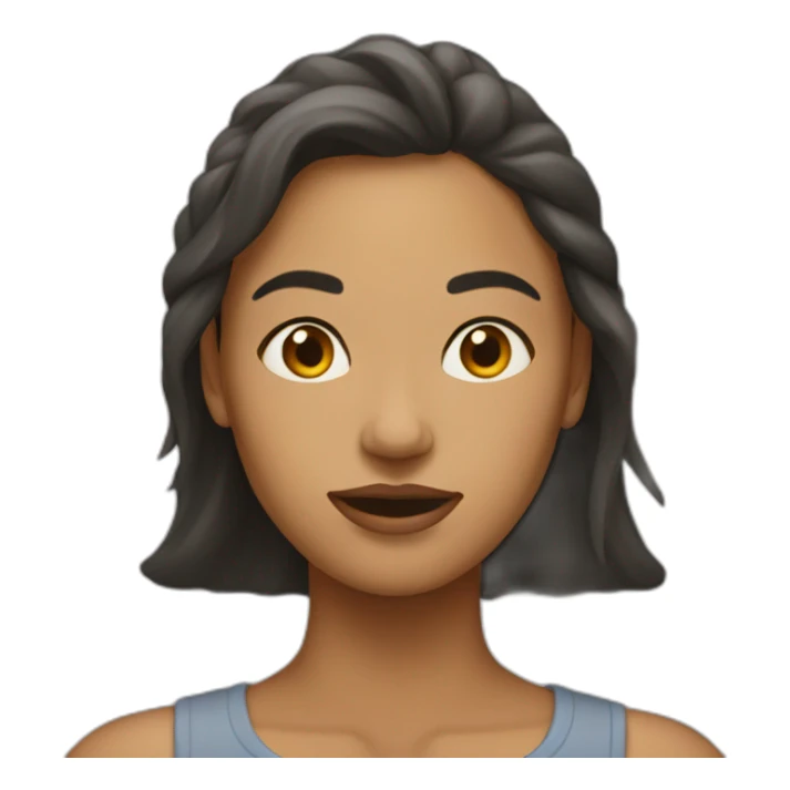 Women en voyant son corps sticker