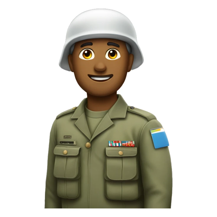 Un Militar Cayendo En Paracaidas sticker