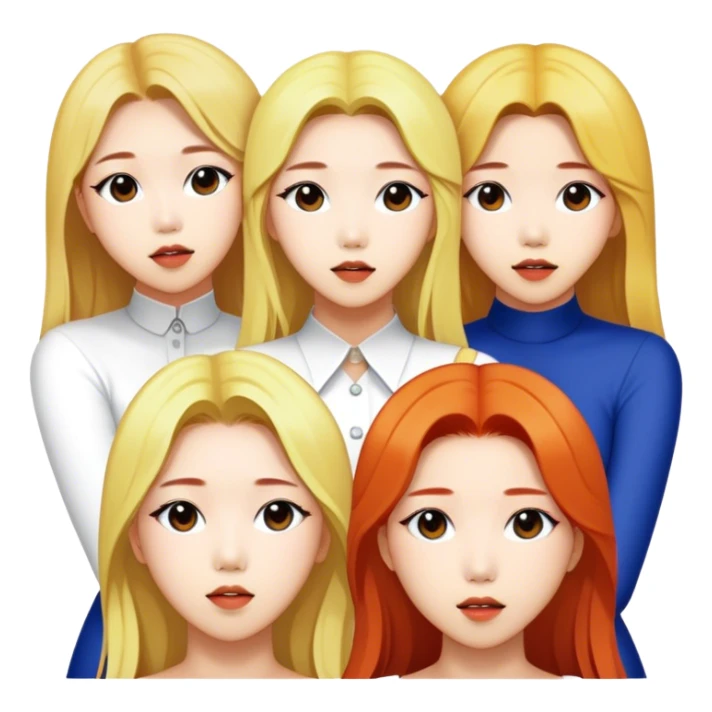KPOP music group Mamamoo members sticker
