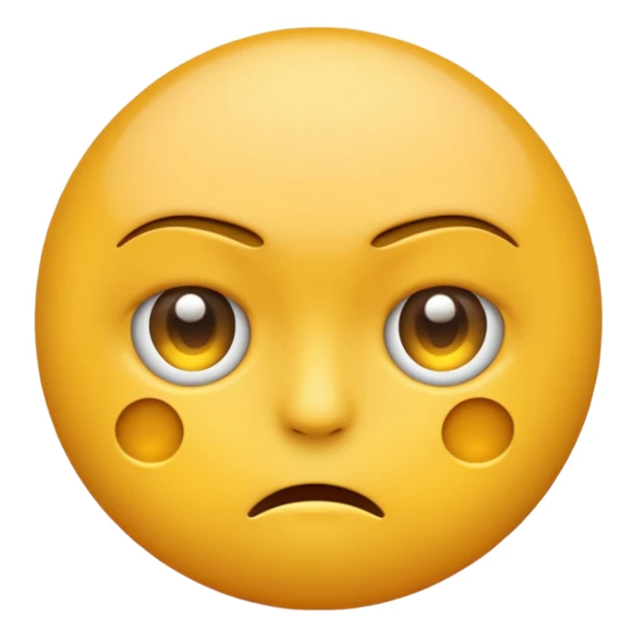 glare emoji, like not 😒 but like an actual glare  sticker