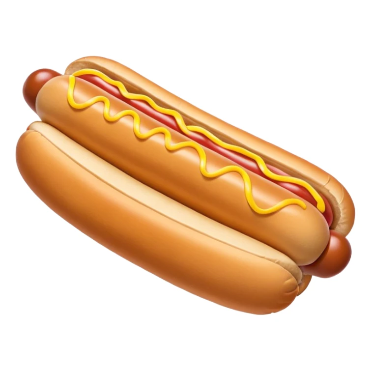   jeff koons style hot dog mushroom inflatable art sticker