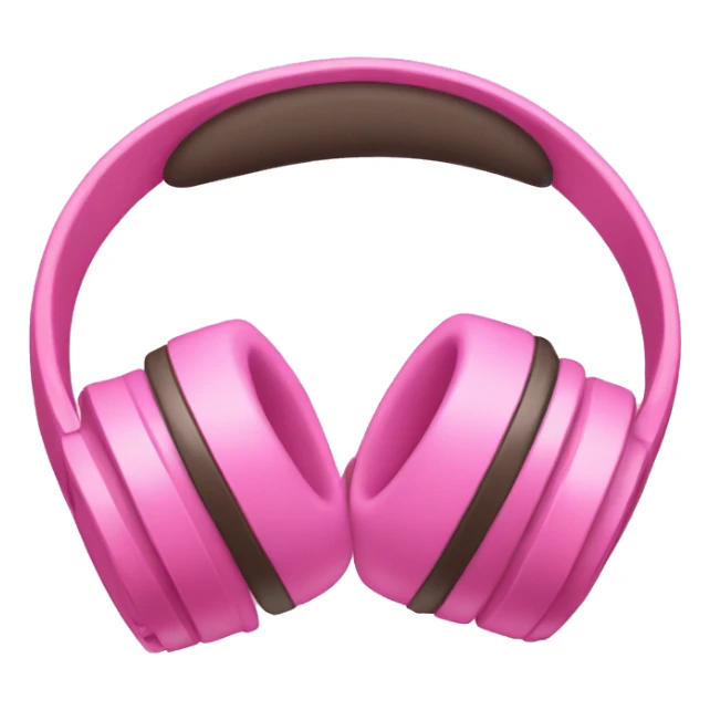 Headphones with cute pink bows  sticker