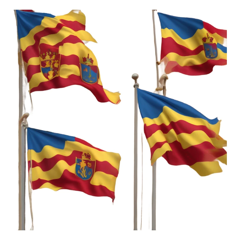 Bandera de Castilla y aragon sticker