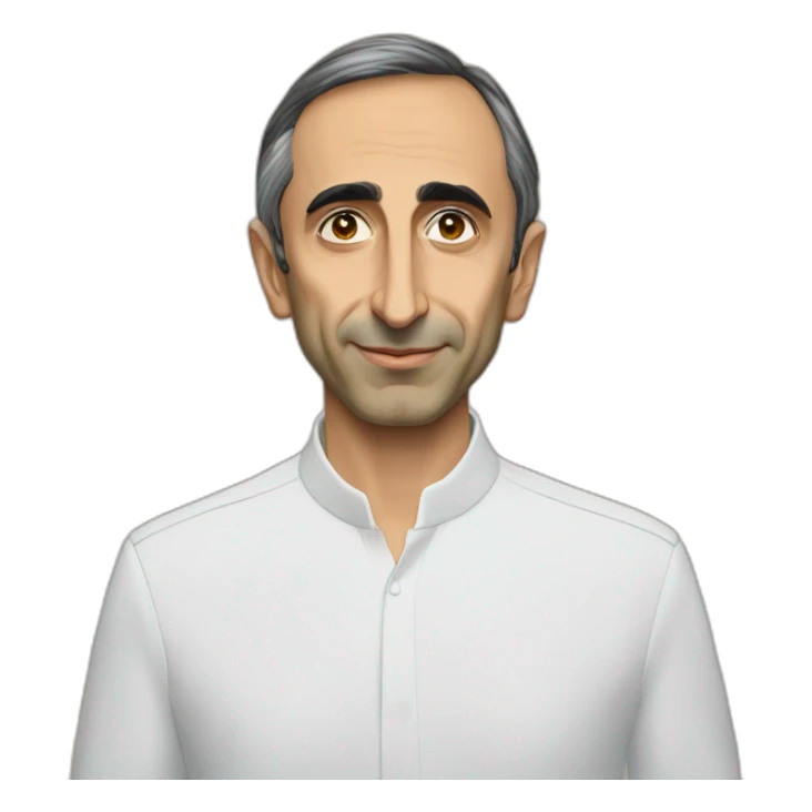 Éric zemmour en vetement arabe sticker
