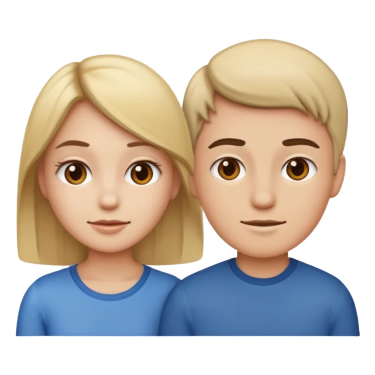 Une fille est un garçon dans me style des émojie normal sticker