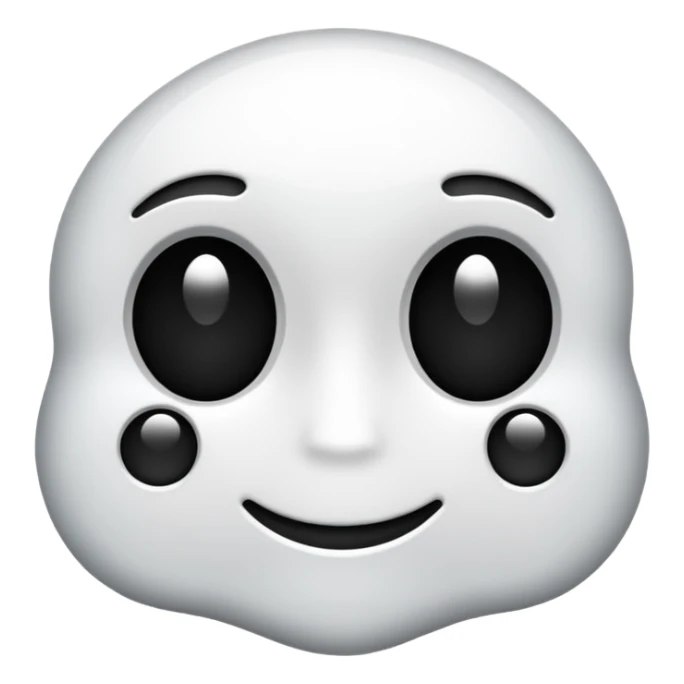 Create this emoji : 🎭 but in White and black  sticker