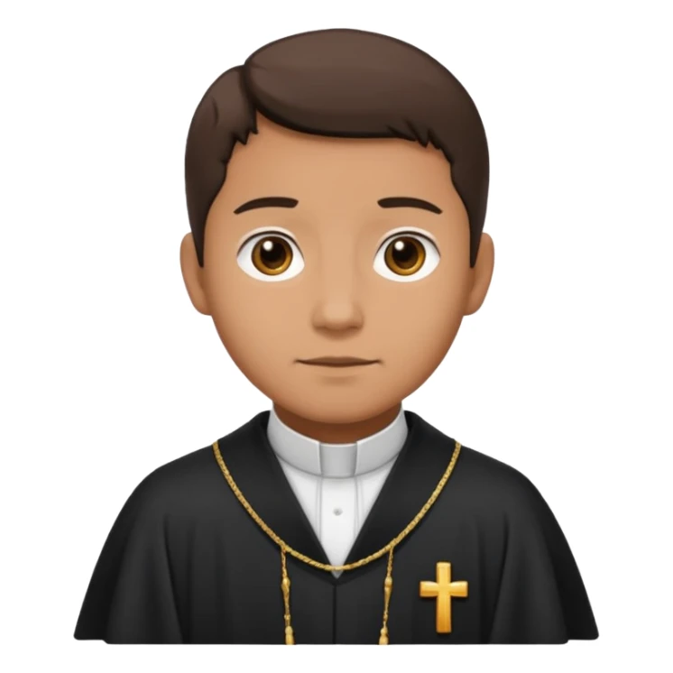 The priest who presides over the wedding sticker