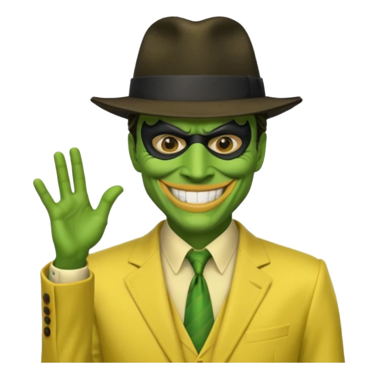 jim carrey the mask sticker