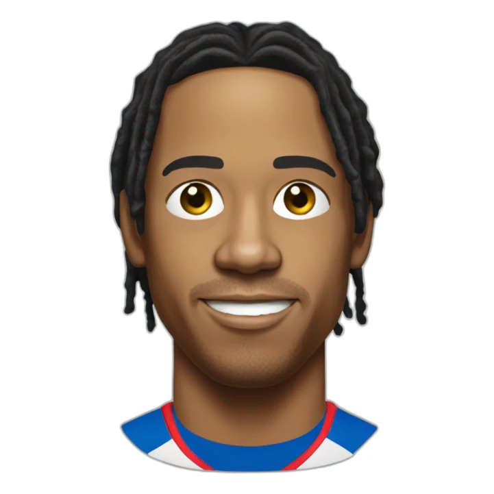 ronaldinho realistic football player sticker