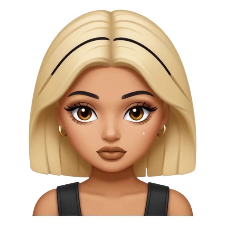 kylie jenner as pretty bratz baddie sticker