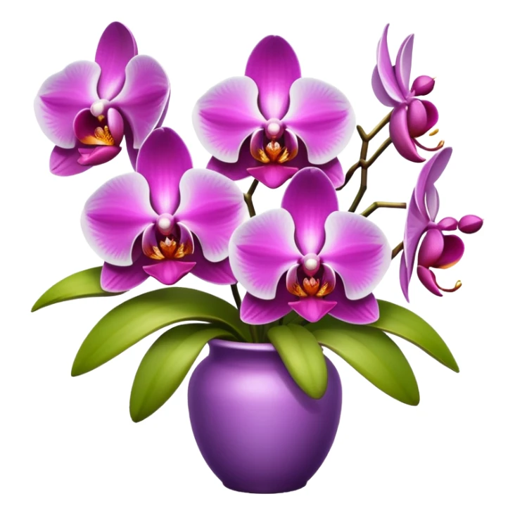 bouquet of orchids sticker