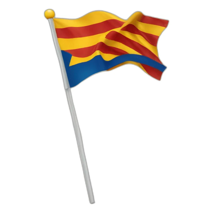 flag of Catalonia sticker