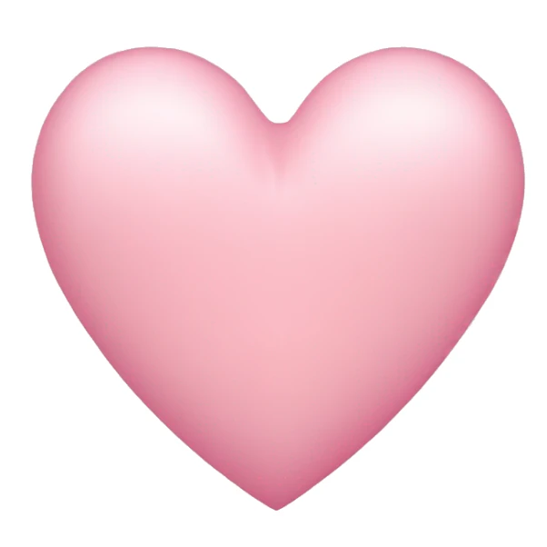 Light pink heart sticker