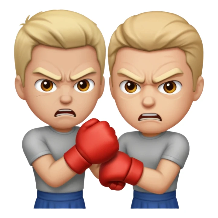 dos personas peleando (no deporte) sticker