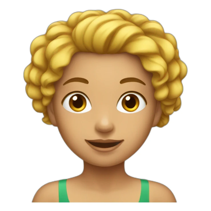 Une fille en maillot de bain sticker