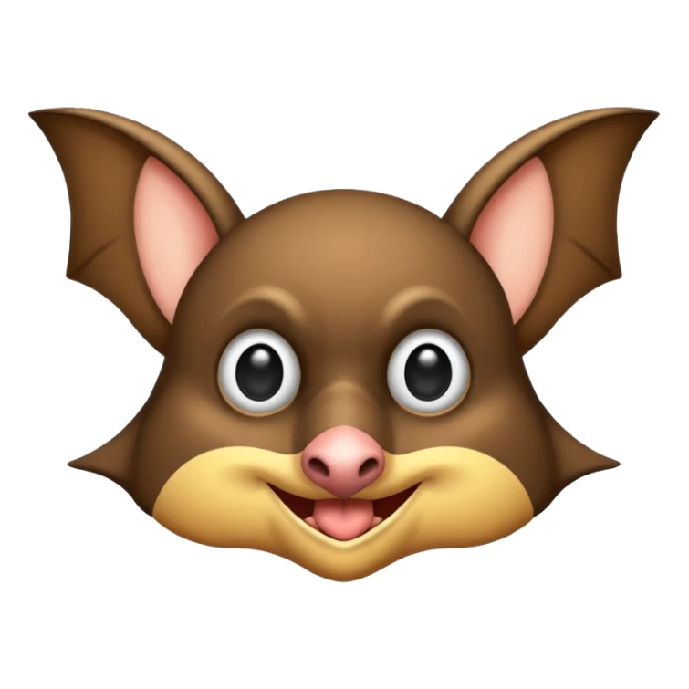 Natürliche Fledermaus ganzkörper sticker