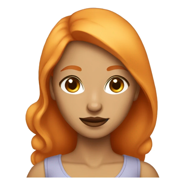 A fox as a light skinned woman sticker