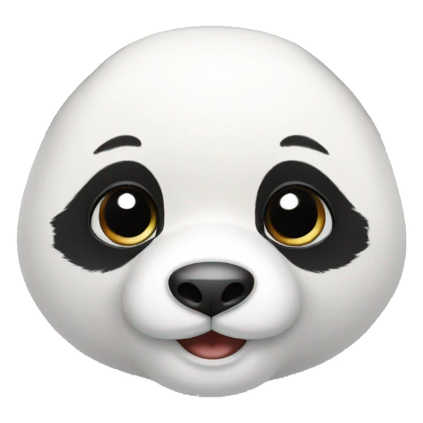 Cute panda with beautiful eyes sticker