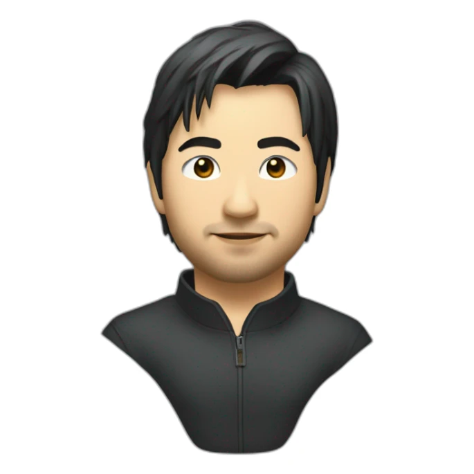 Hikaru Nakamura qui tien une pièce d'échec sticker