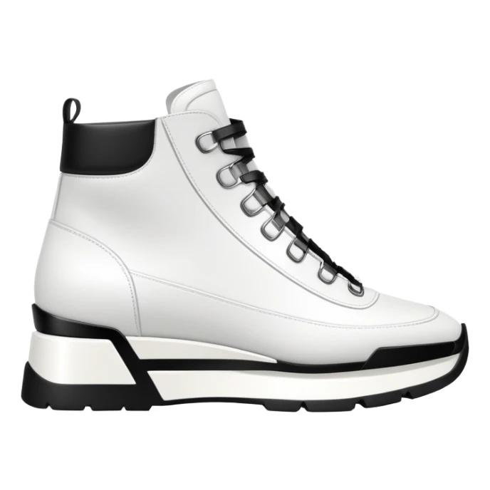 white and black balenciaga shoes sticker