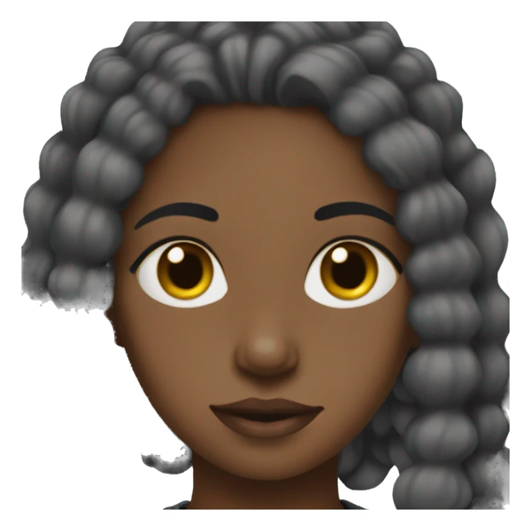 Clean black girl aesthetic sticker
