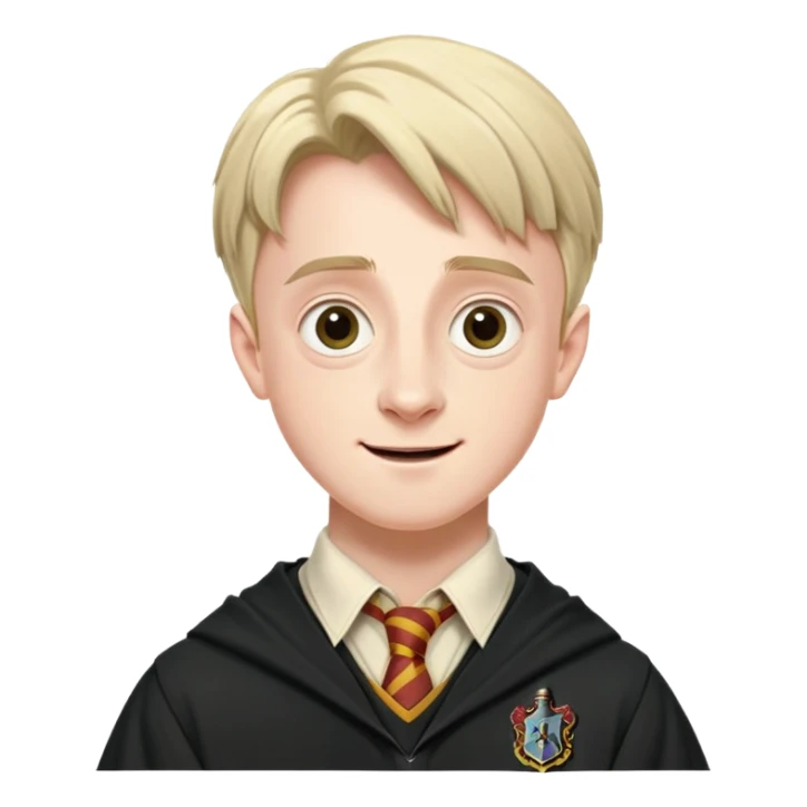 Hugh Mitchell is colin creevey in harry potter, wear hogwarts uniform, small and skinny, with a perpetual look of excitement on his face. sticker