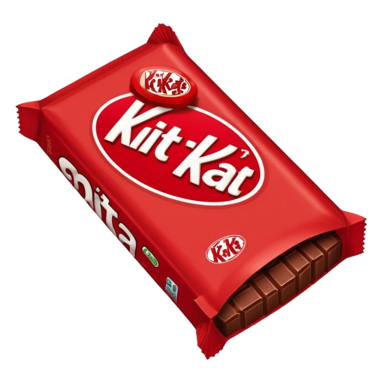 Create kit kat emoji and download it in the emoji sticker