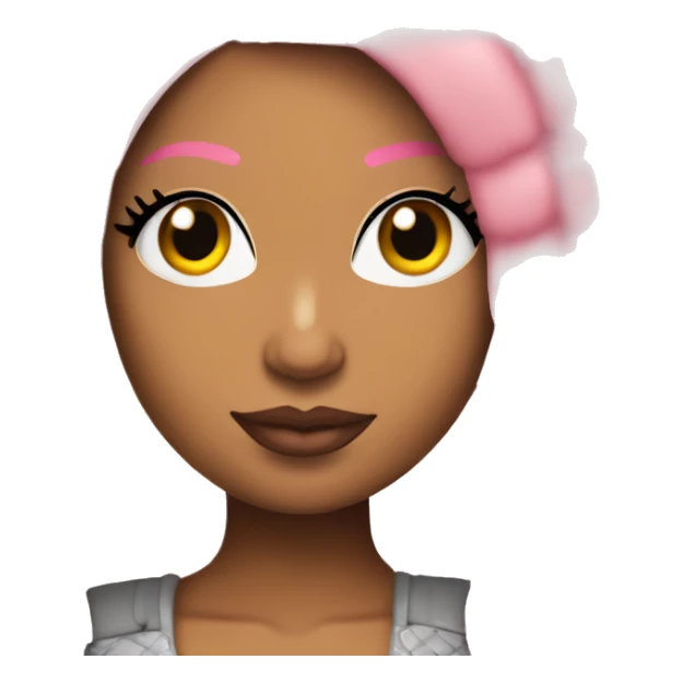 Nicki Minaj with Blonde and Pink hair  sticker
