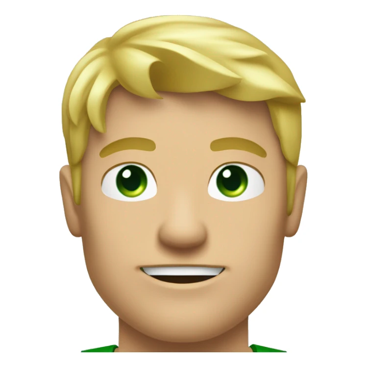 homme blond musclé avec des yeux vert kaki sticker