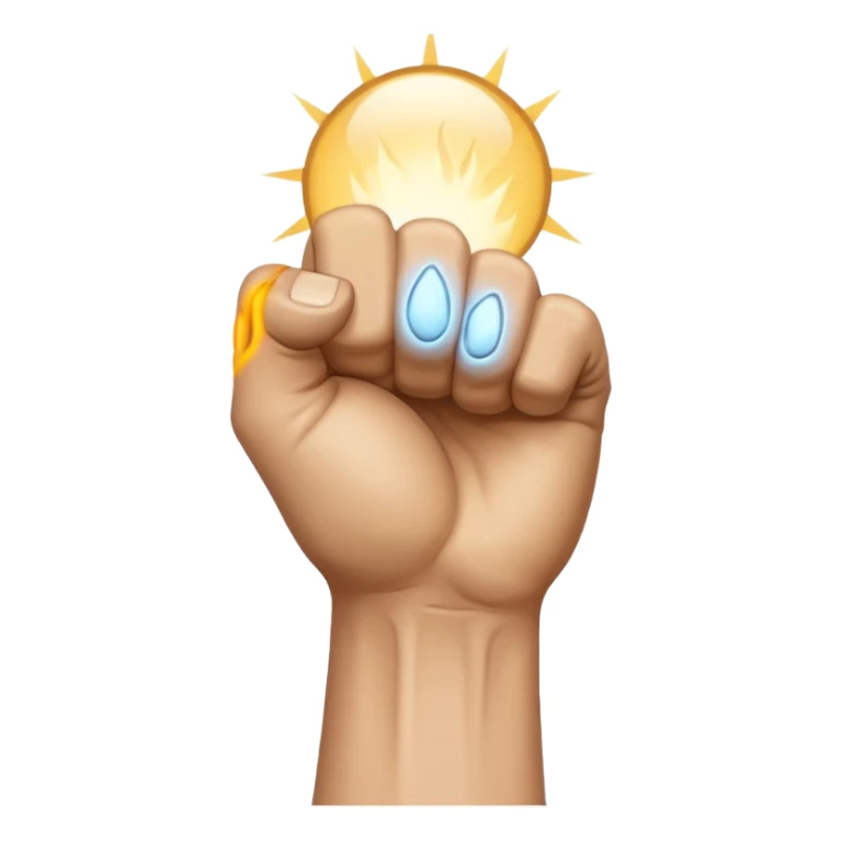 vack of veiny fist rearview sticker