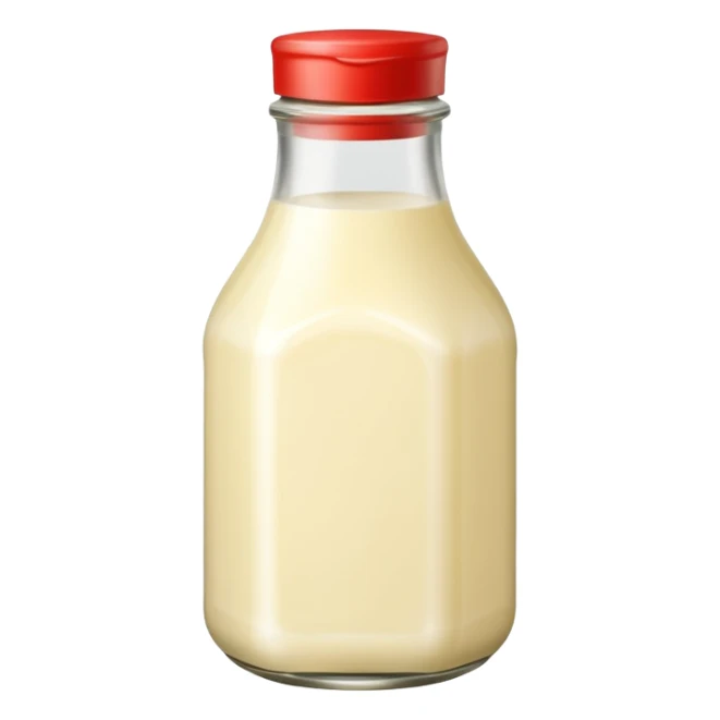 Glass Bottle of Mayonnaise sticker