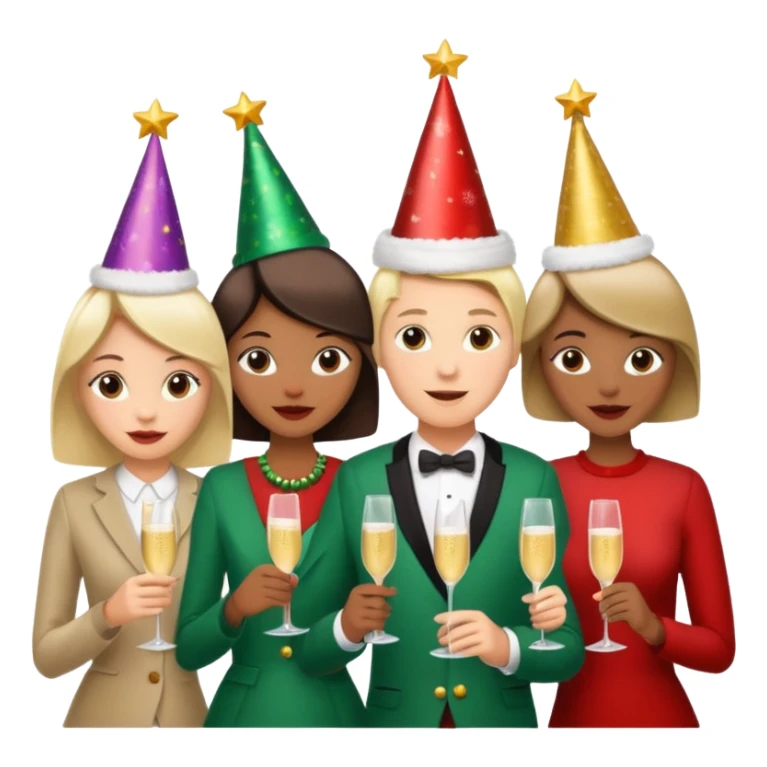 christmas work decoration joy fun party sticker