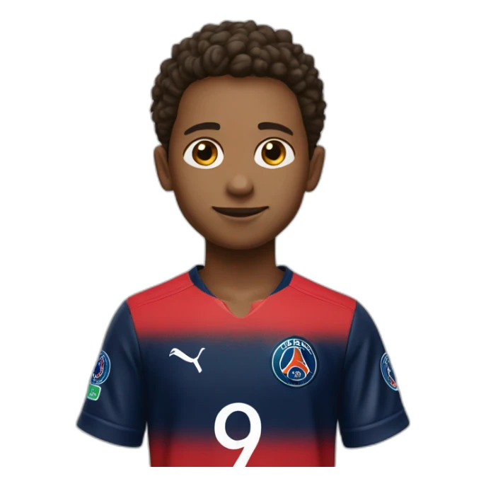 psg-jersey-print-name-enzo-number-9-kid sticker