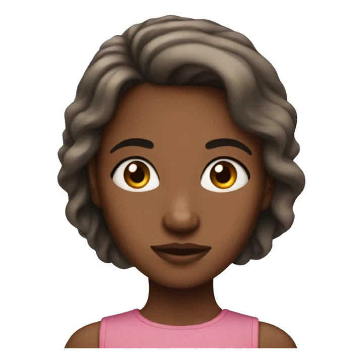 girl with no lashes sticker