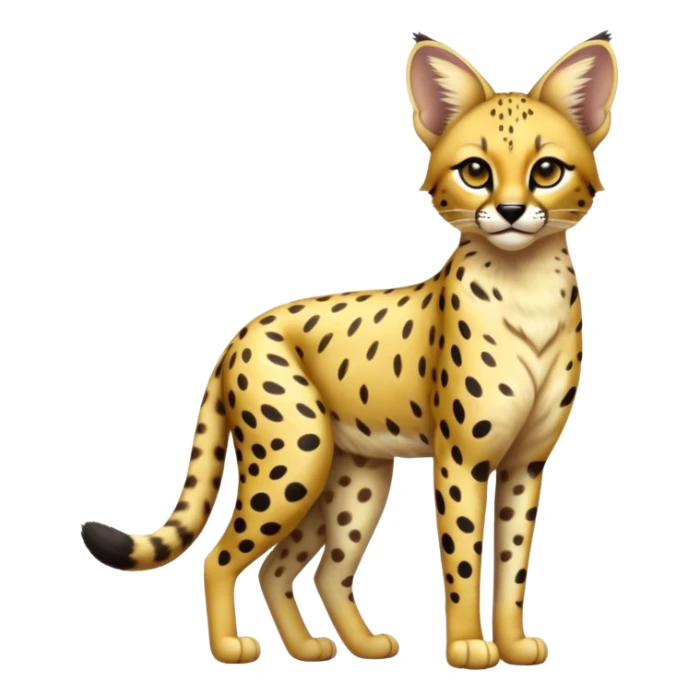 Serval-Ocelot-Cheetah-hybrid, full body sticker